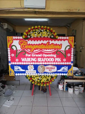 Papan Bunga di Saradan Pemalang